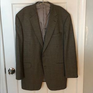 Burberry London Houndstooth 100% Wool Blazer 46L